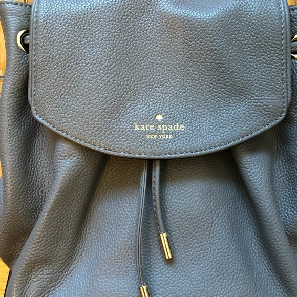 Kate Spade Grey Leather Backpack main image 8